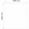 Шторка для ванной WASSERKRAFT ODER SC-30301